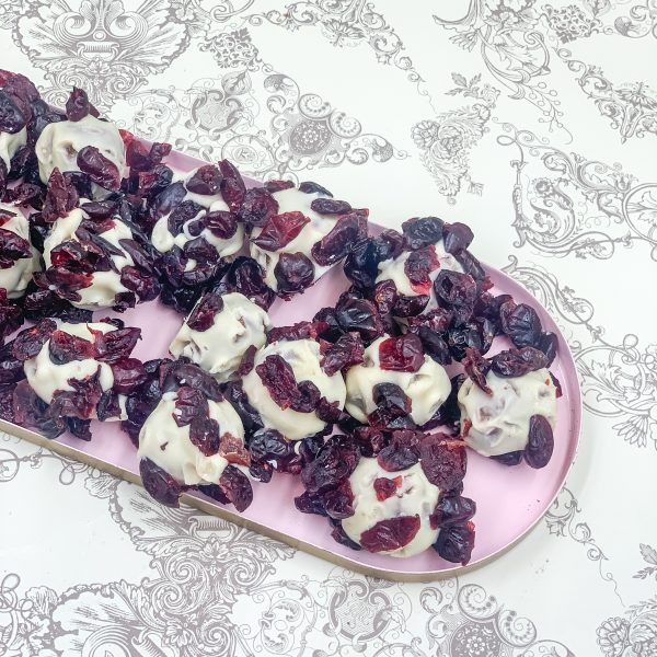 Χαλβαδομπουκιές με κράνμπερι χύμα Ελευθερίου Κυργίων