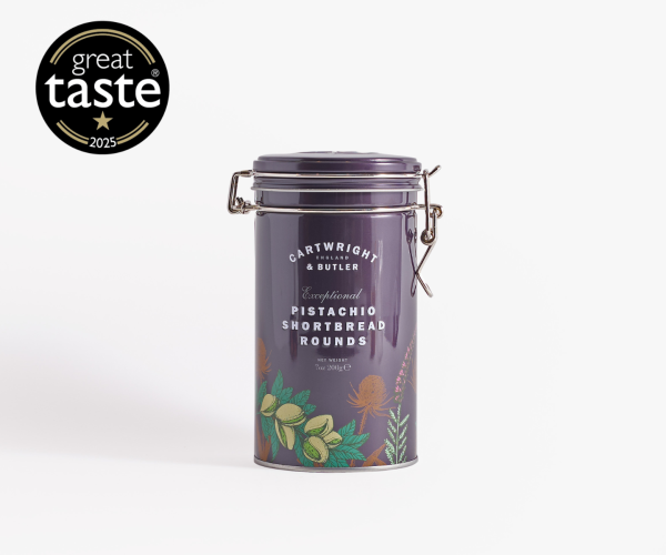 Pistachio shortbreads in tin 200γρ Cartwright & Butler