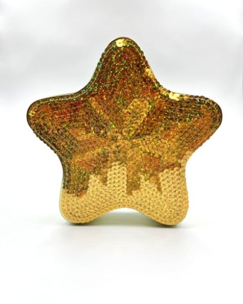 Μπισκότα Βουτύρου σε Μεταλλικό Χρυσό Αστέρι με Πούλιες 150γρ