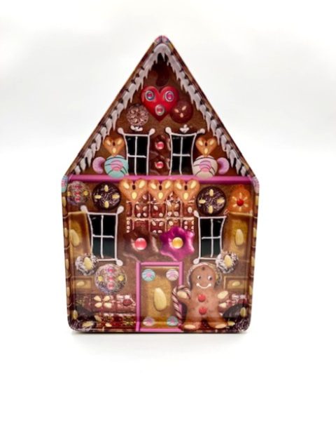 Μπισκότα Βουτύρου σε Μεταλλικό Σπιτάκι Gingerbread 150γρ