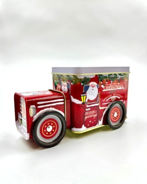 Μπισκότα Σοκολάτας σε Kόκκινο Μεταλλικό Φορτηγάκι 100γρ 18x8x9cm