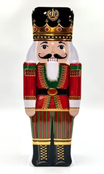 Μπισκότα Σοκολάτας σε Κόκκινο Μεταλλικό Καρυοθραύστη 200γρ 30x11cm