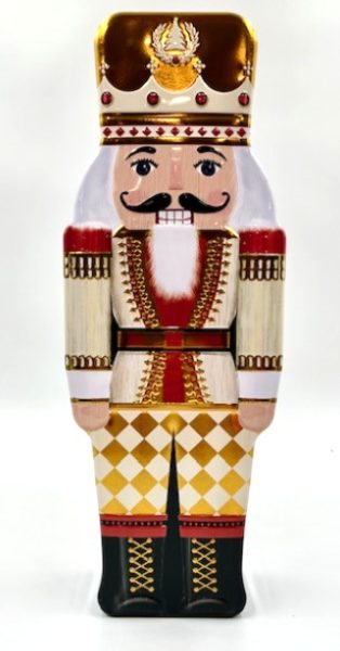 Μπισκότα Σοκολάτας σε Λευκό Μεταλλικό Καρυοθραύστη 200γρ 30x11cm