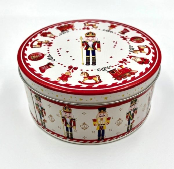 Μπισκότα Βουτύρου σε Μεταλλικό Στρόγγυλο Κουτί The Nutcracker 150γρ