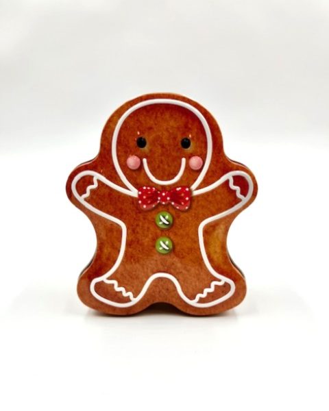 Μπισκότα Βουτύρου σε Μεταλλικό Ανθρωπάκι Gingerbread 100γρ