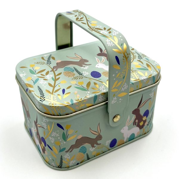 Καλαθάκι Πασχαλινό TIN με σοκολατάκια 100γρ