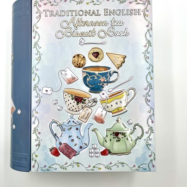 Βιβλίο Afternoon Tea μεταλλικό με μπισκότα βουτύρου 340γρ