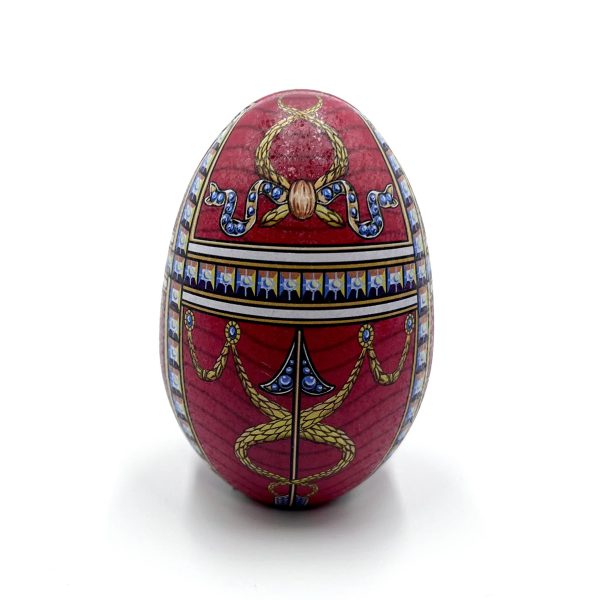 Αυγό Μεταλλικό τ. Faberge μίνι με σοκολατάκια 8,5cmX5,5cm Νο2