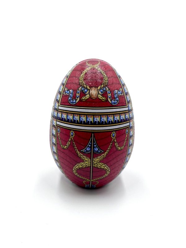 Αυγό Μεταλλικό τ. Faberge μίνι με σοκολατάκια 8,5cmX5,5cm Νο2