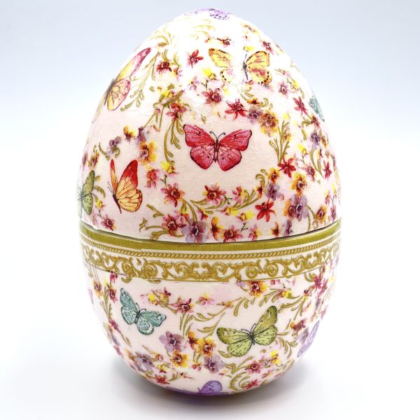 Πασχαλινό Διακοσμητικό Αβγό από Κεραμικό Υλικό με σοκολατάκια Νο26