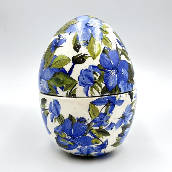 Πασχαλινό Διακοσμητικό Αβγό από Κεραμικό Υλικό με σοκολατάκια Νο30