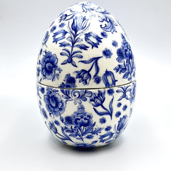 Πασχαλινό Διακοσμητικό Αβγό από Κεραμικό Υλικό με σοκολατάκια Νο32