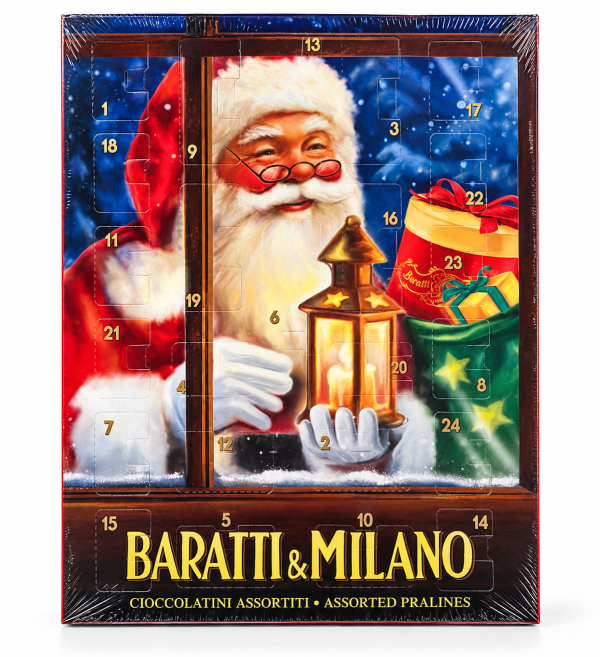 Advent Calendar 2026 με σοκολατάκια γάλακτος 248γρ Baratti & Milano
